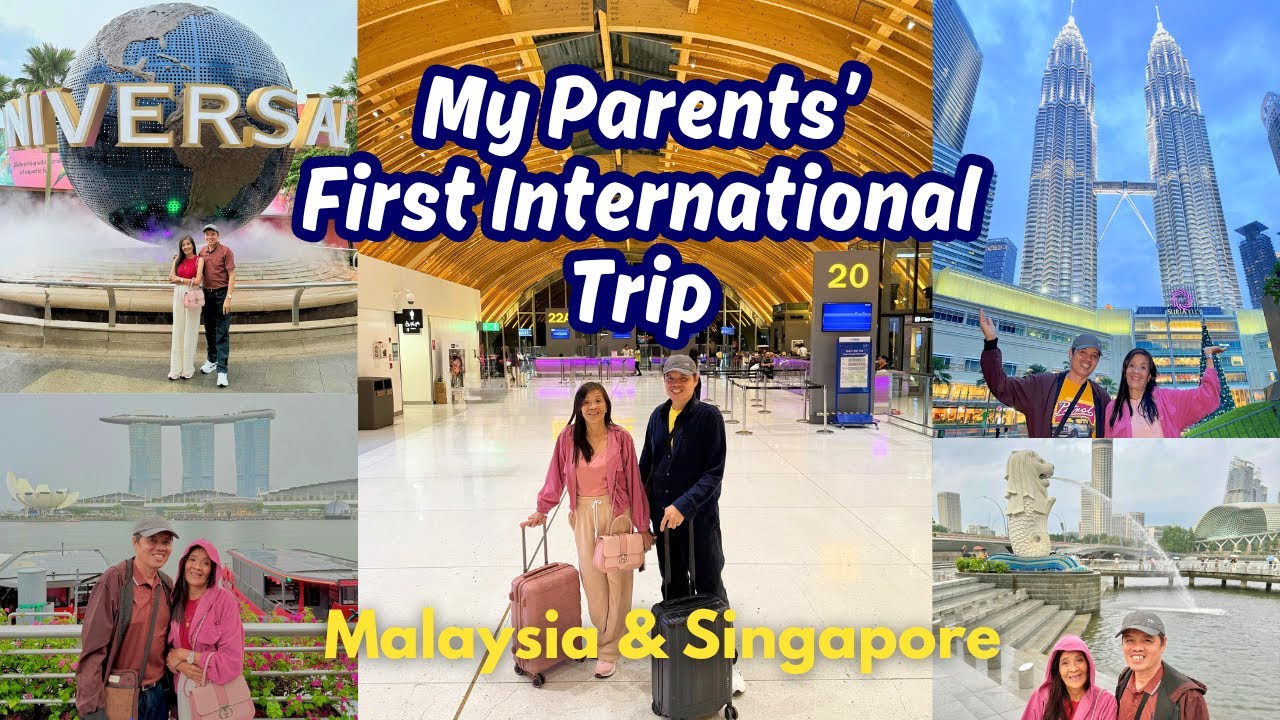 MY PARENTS' FIRST INTERNATIONAL TRIP | Singapore & Malaysia | Junrell Camay