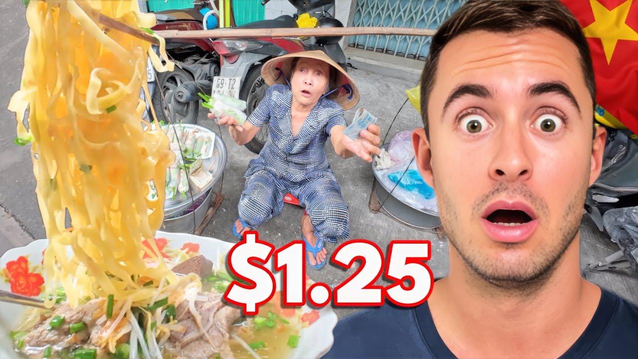 How Is This $1.25 Pork Noodle Soup in Vietnam Possible? Morning Market Secret!
