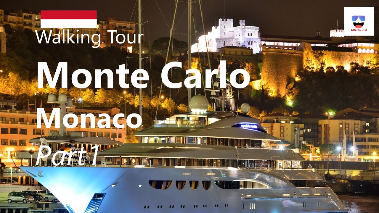 Experience Monte Carlo: A Walking Tour Through Monaco's Glamorous City | Part 1 | 4K