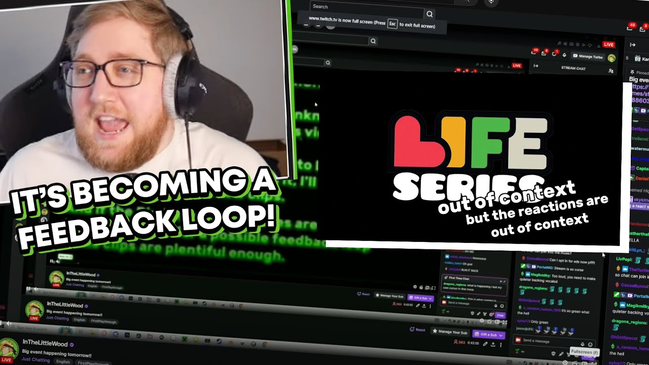 InTheLittleWood РЕАГИРУЕТ на «Серию «Жизнь» вне контекста, но реакции также вне контекста».