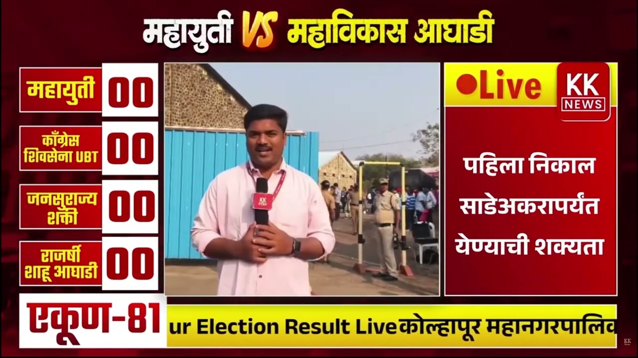 🛑 Live : कोल्हापूर महानगरपालिका Live update #kknews