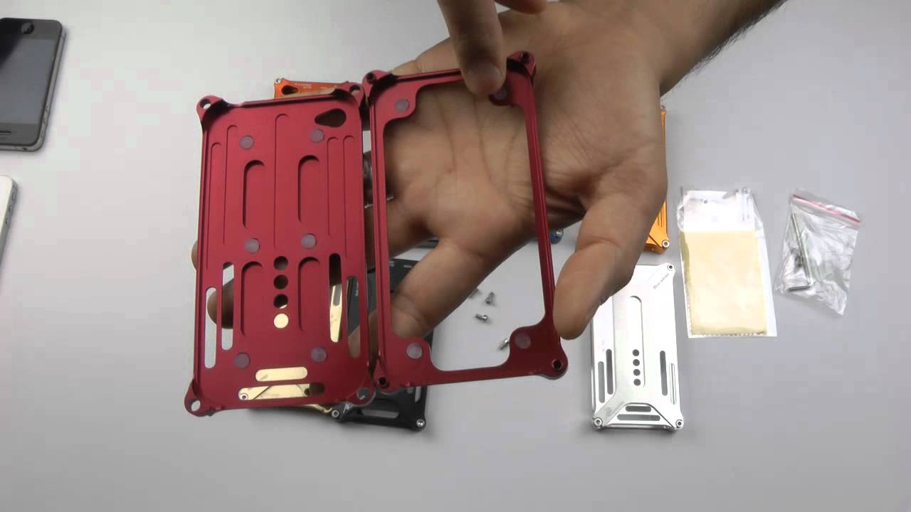 Durable Metal Bumper Case Cover for Apple iPhone 4S / 4