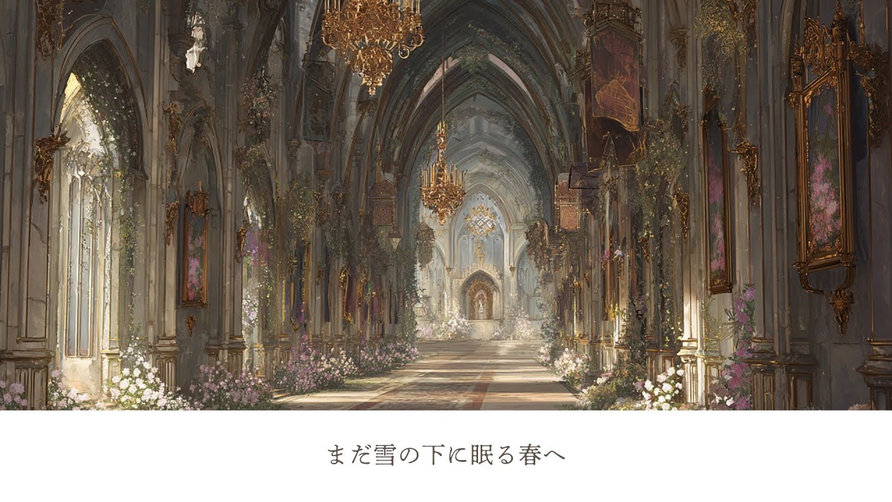 【1時間】Luca’s Notes｜まだ雪の下に眠る春の静かな幻想BGM | Winter Piano Ambient BGM for Study & Focus