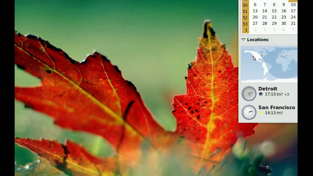 How to use the world clock feature in Ubuntu