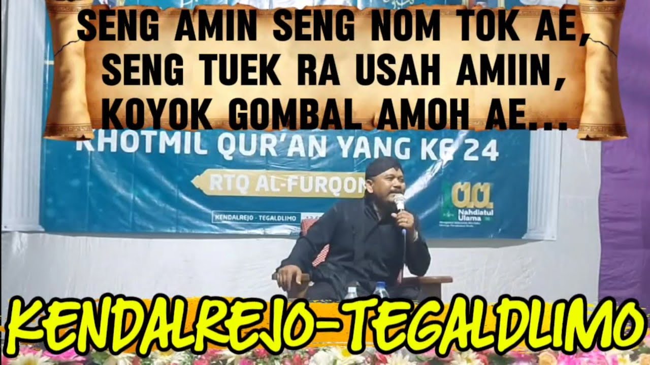 TASYAKUR KHOTMIL QUR'AN KE 24 BERSAMA USTAD ABDUL GHONI DI KENDALREJO-TEGALDLIMO-BANYUWANGI