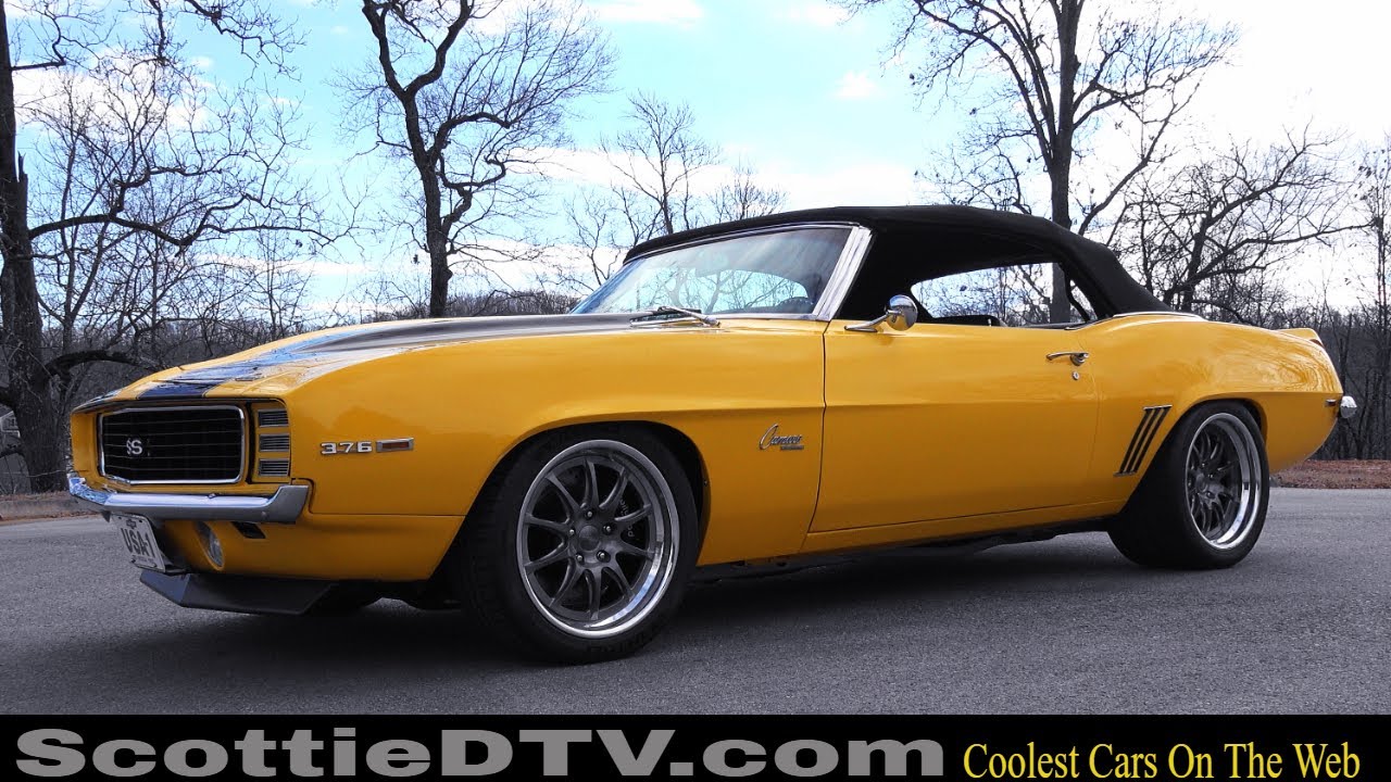 1969 Chevrolet Camaro SS Convertible  Pro Touring Steve Holcomb Pro Auto Custom Interiors