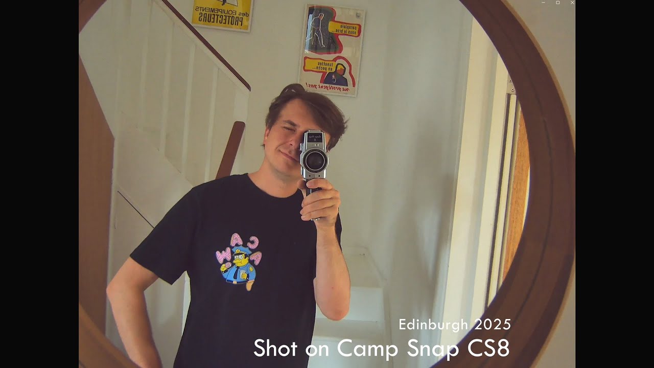 Camp Snap 8 CS-8 Sample Video - Retro camcorder Digital Super 8