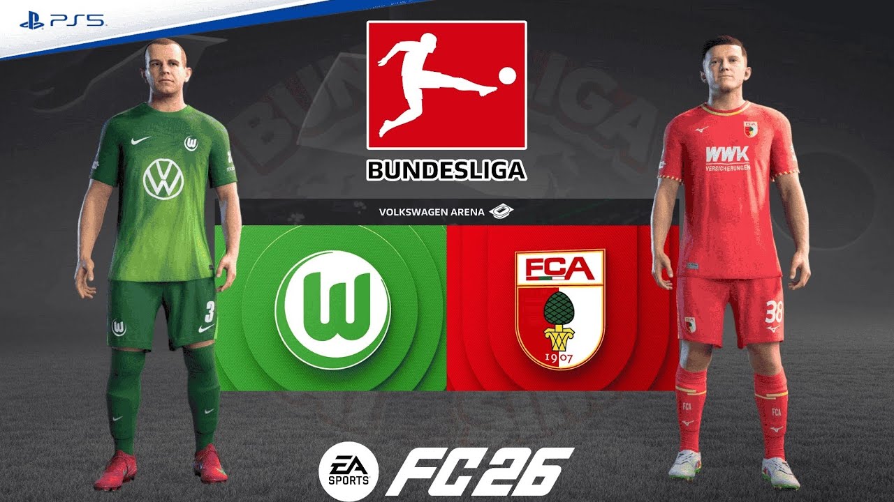 VfL Wolfsburg v FC Augsburg | Bundesliga 25/26 Matchday 23 | Match Simulation | FC 26 – PS5™ [4K]