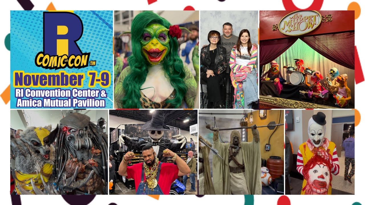 Rhode Island Comic Con 2025 — Конвенция поп-культуры — D-тур 391 11/8+9/25 — 4K-