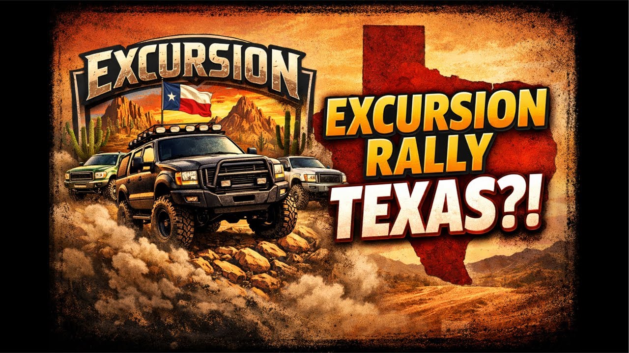 Planning the First Ford Excursion Rally in Texas - Live!