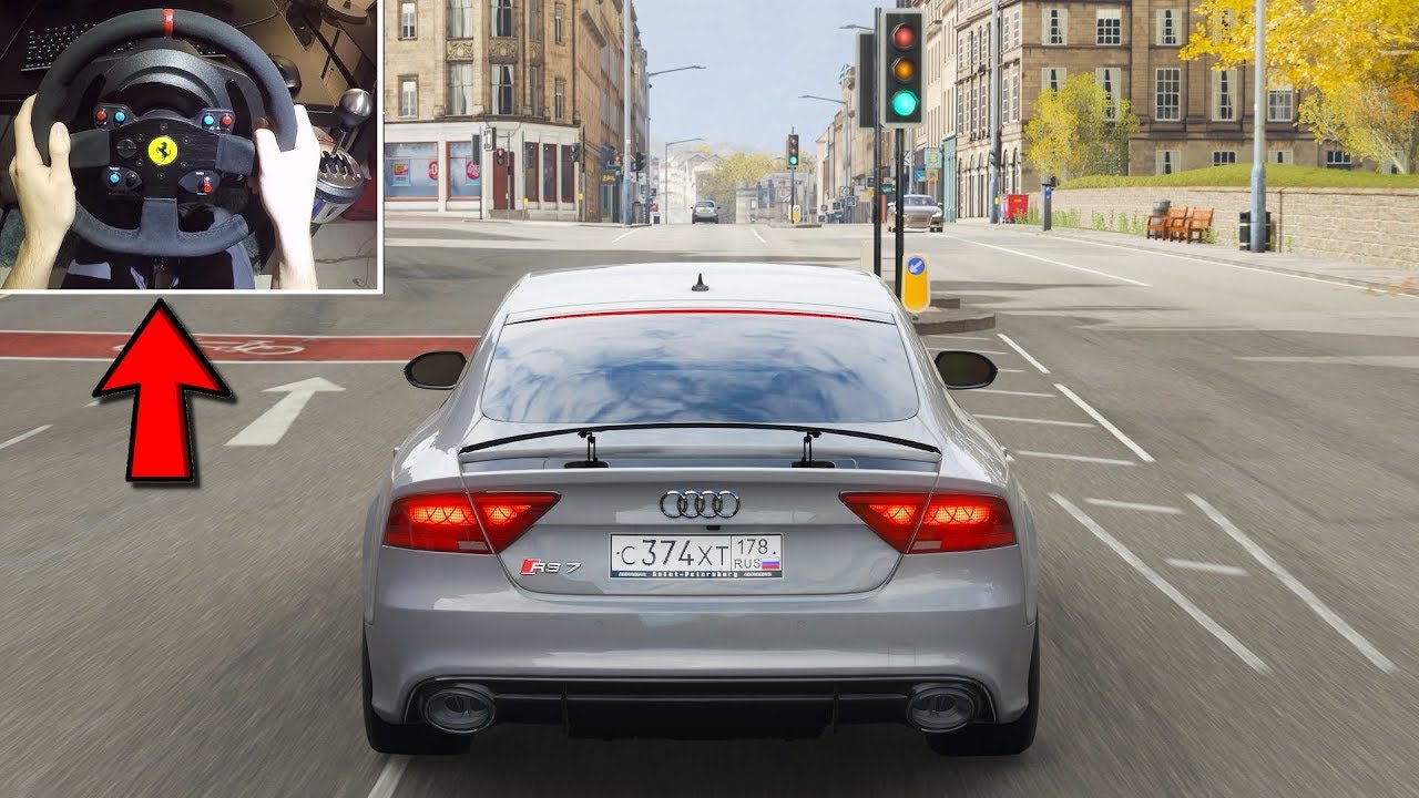 Forza Horizon 4 - Audi RS7 Sportback (w/ Steering Wheel) Gameplay