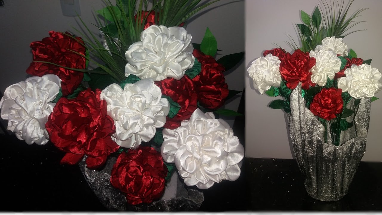 DIY|  FLORES DE CETIM
