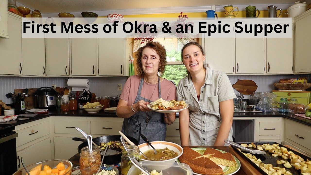First Mess of Okra & the Best Eating of the Year