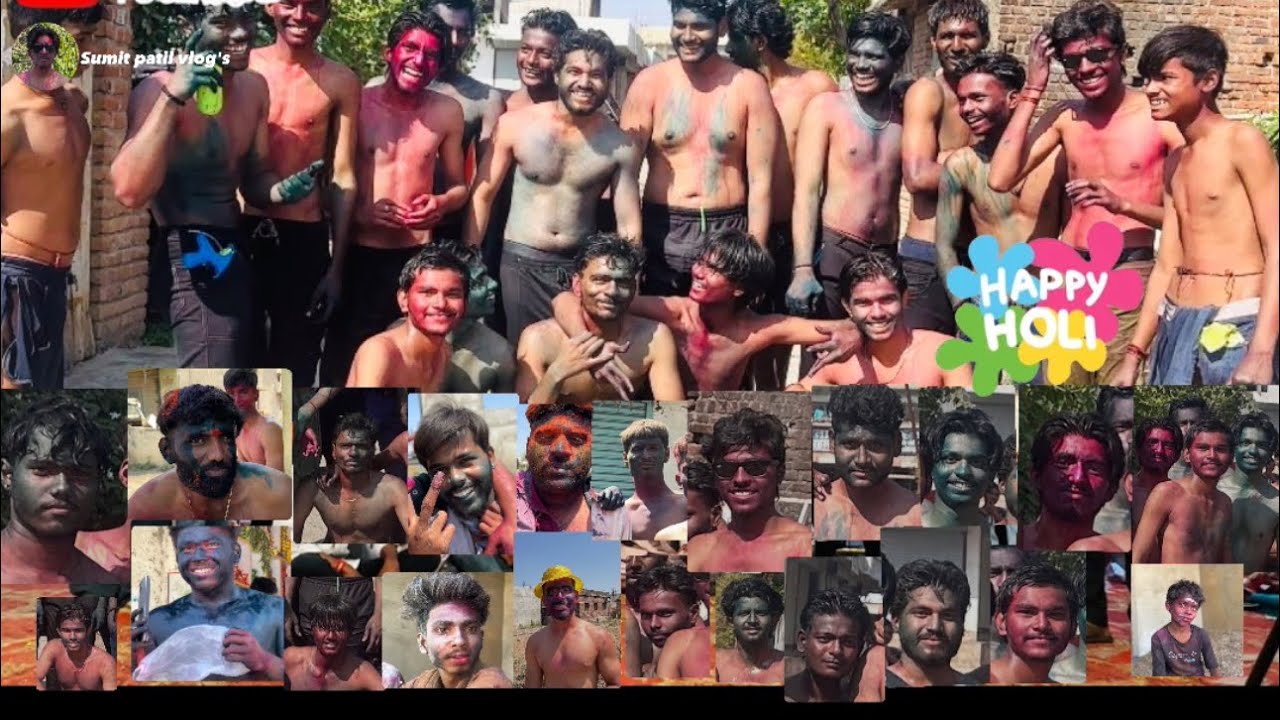 होली के दिन उतरे हमारे टोळी के कपड़े 😎
