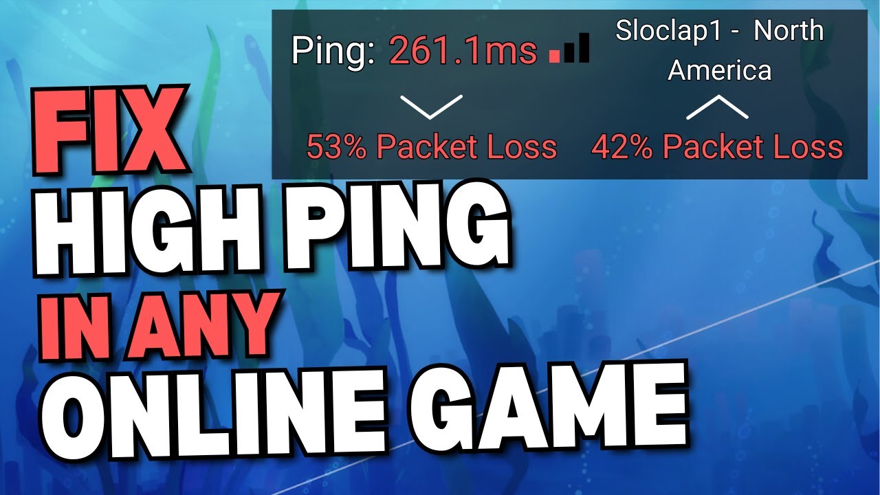 How to fix HIGH PING and PING SPIKES for Gaming