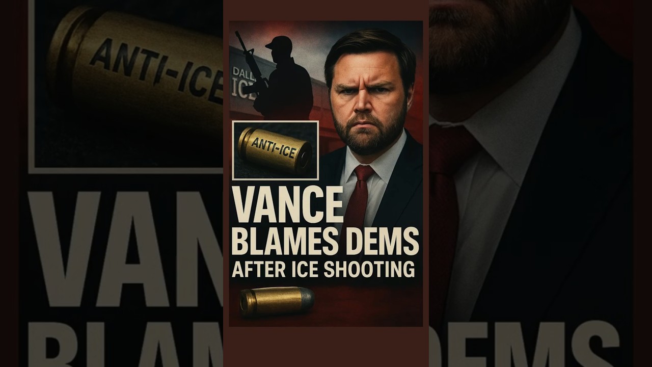 VP Vance Says DEMOCRATS' Rhetoric Fueled Deadly ICE Shooting?