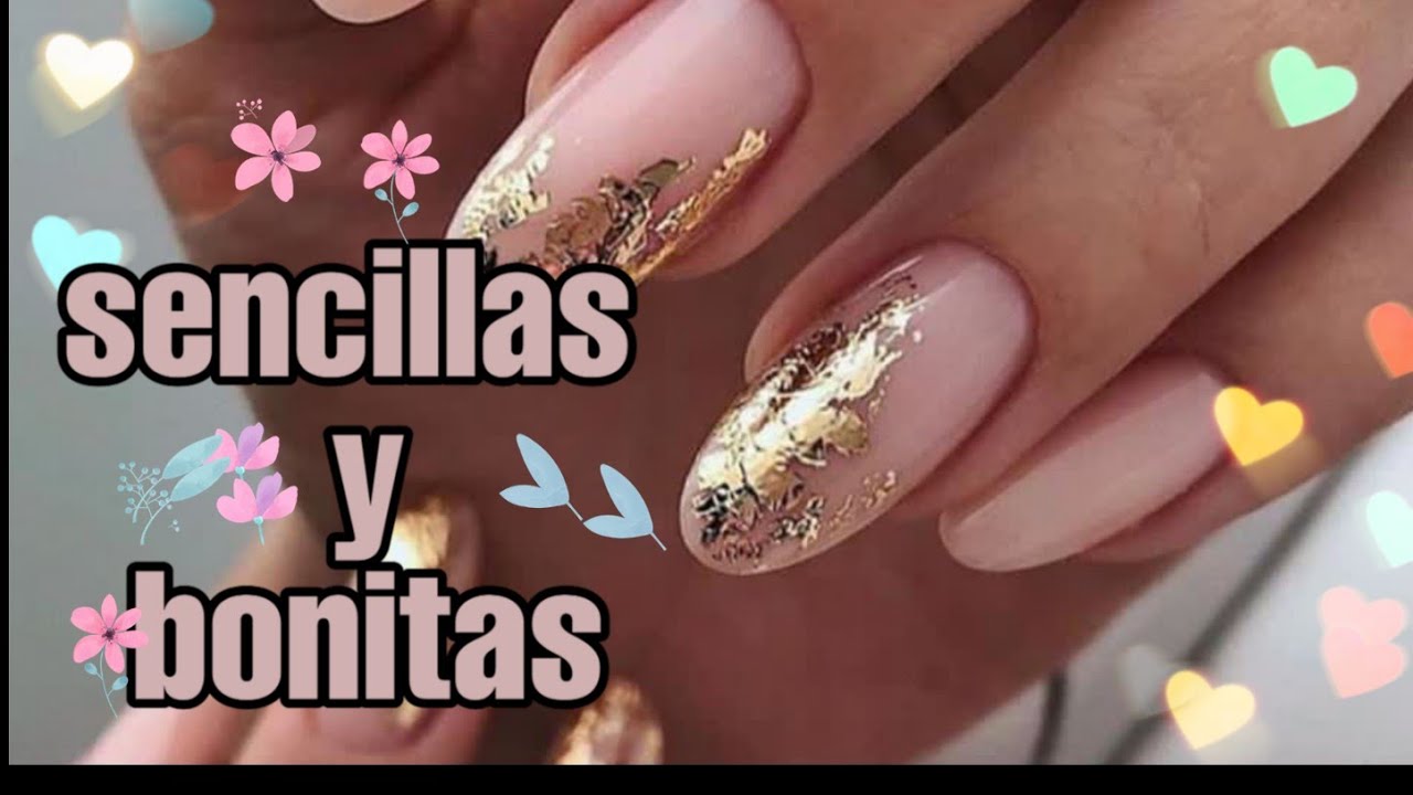 Uñas Sencillas, pero bonitas! TENDENCIA ENERO 2020 💅 cute manicure / милый маникюр