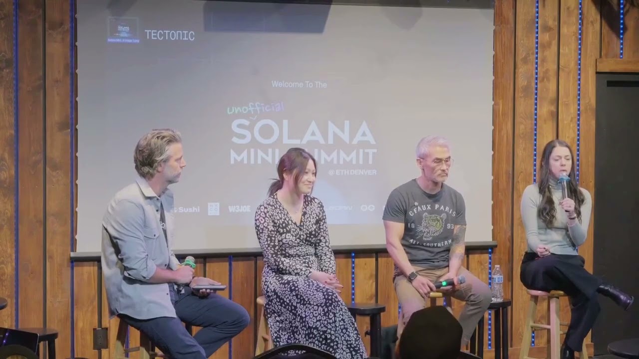 Panel 1 - Consumer Crypto on Solana
