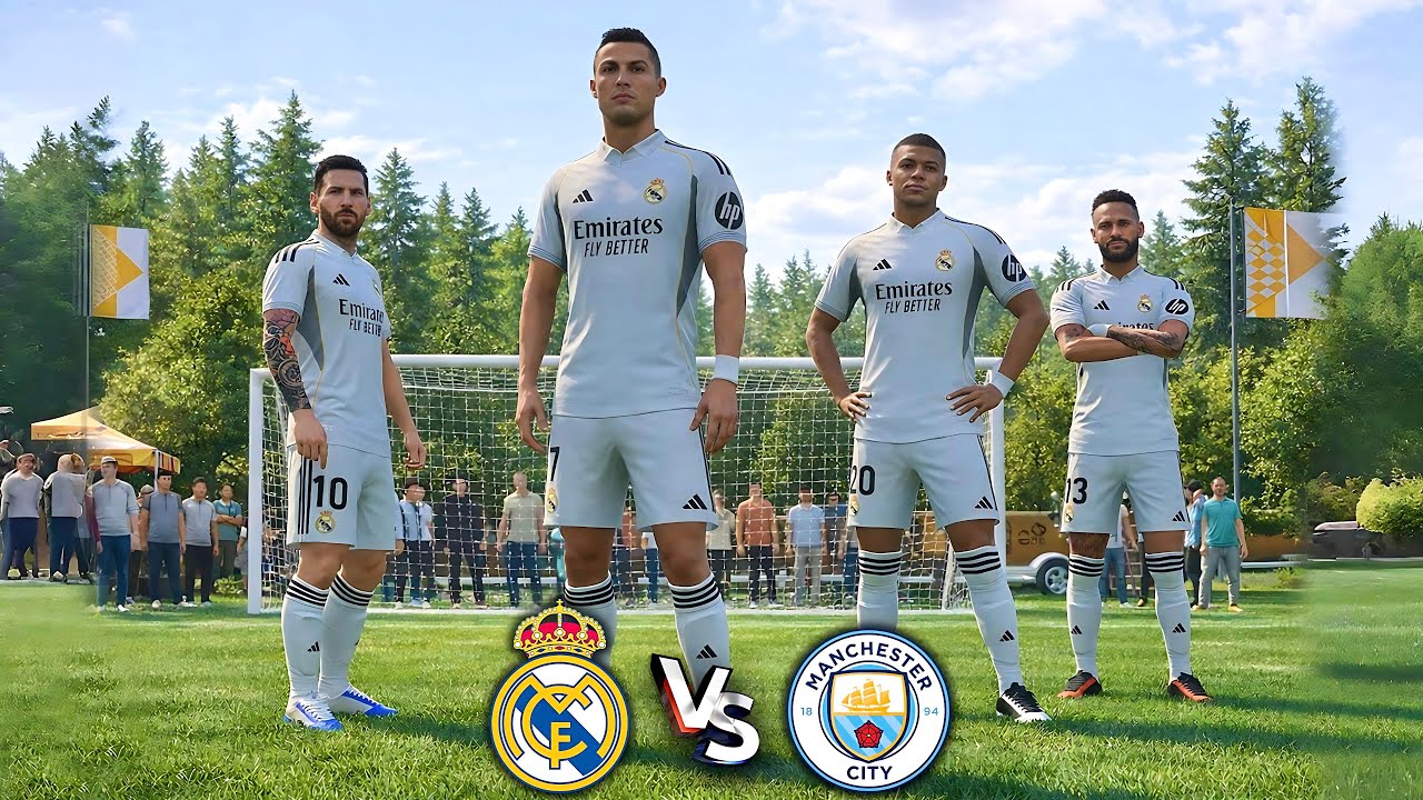 FIFA VOLTA 26 - RONALDO, MESSI, NEYMAR, MBAPPE, HAALAND ALL STARS | REAL MDRID vs MAN CITY - FINAL