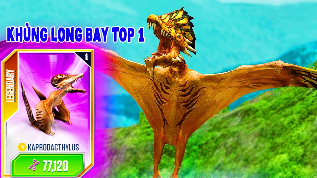 JURASSIC WORLD MOBILE HYBRID KHỦNG LONG BAY TOP 1 MẠNH NHẤT TRONG THẾ GIỚI KHỦNG LONG