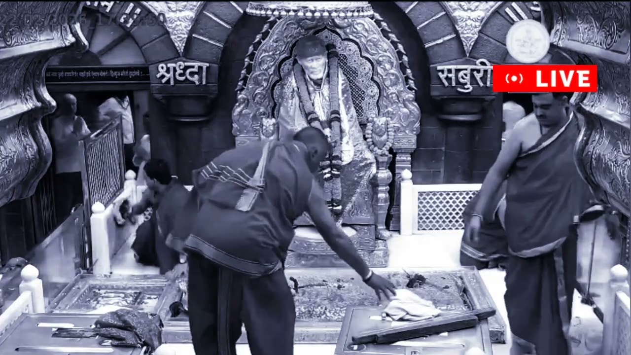 श्री साईं बाबा संध्या धूप आरती दर्शन ll TODAY LIVE SHRIDI TEMPLE ll SAIRAM ll 22 February 26 