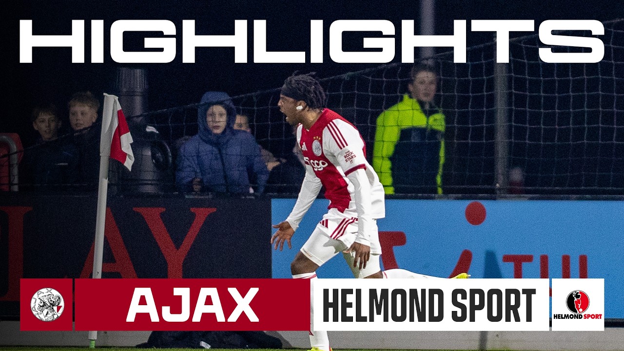 Paulo Da Silva scores on his debut ✨| Highlights Jong Ajax - Helmond Sport | Keuken Kampioen Divisie