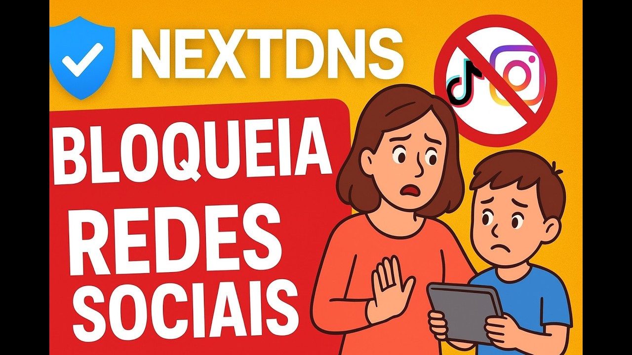 🔒 Proteja seus filhos e tenha mais controle sobre a internet com o NextDNS!