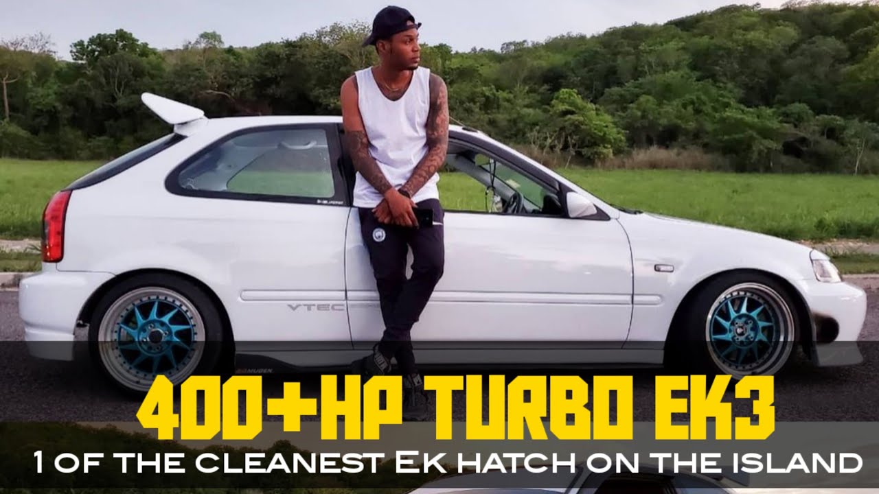 400+hp Turbo Ek3 Civic Hatch... one of the cleanest on the island