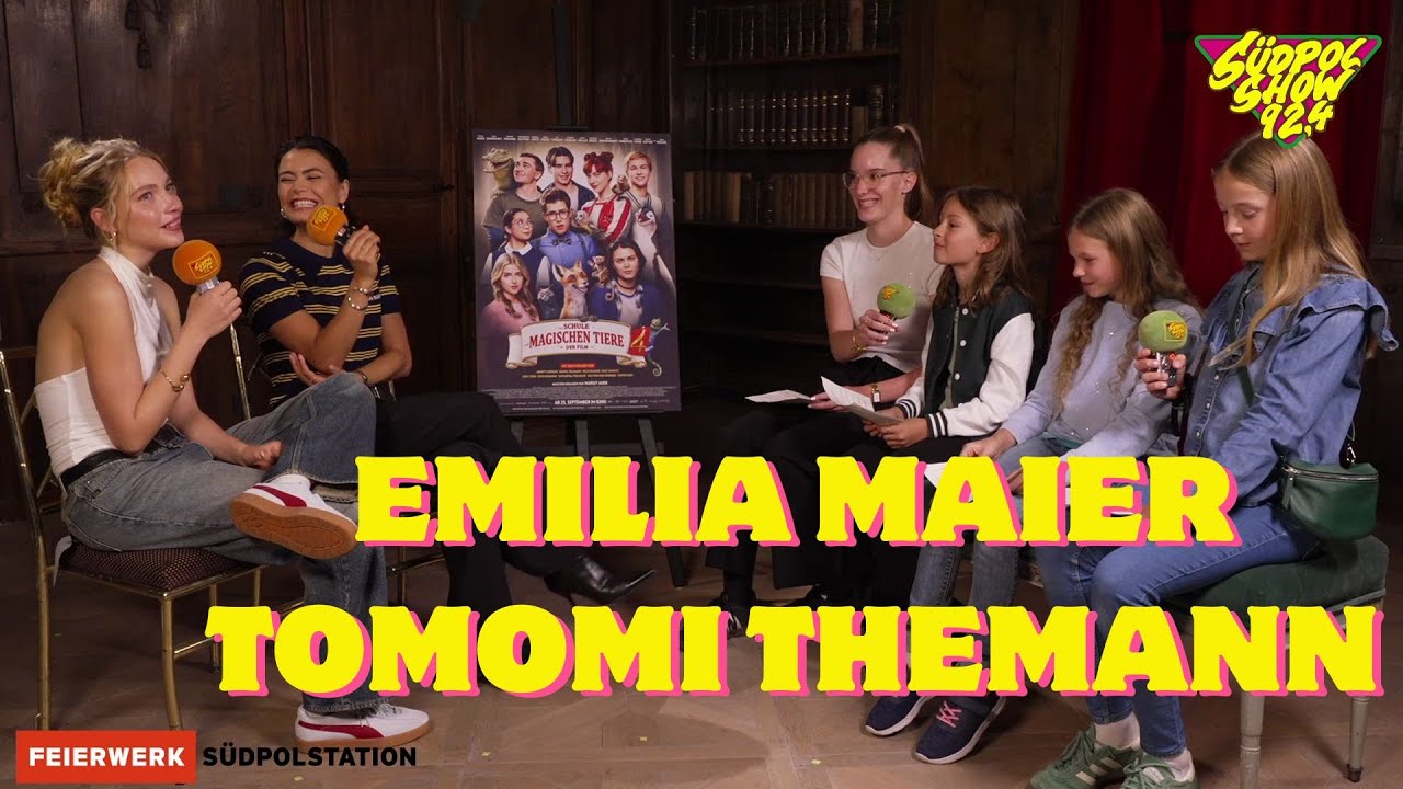 Interview mit Emilia Maier und Tomomi Themann│Die Schule der magischen Tiere 4│S&uuml;dpolshow