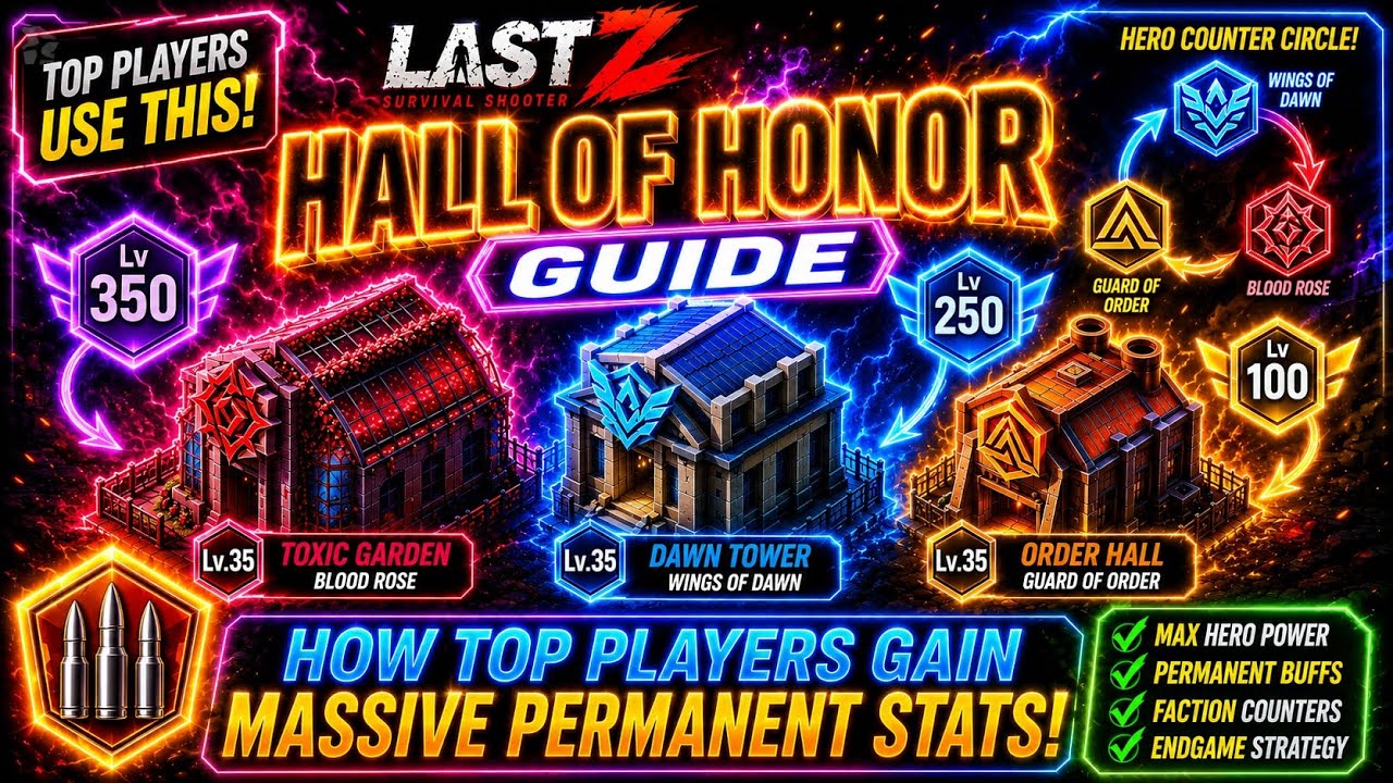 Last Z Hall of Honor Guide How Top Players Gain Massive Permanent Stats