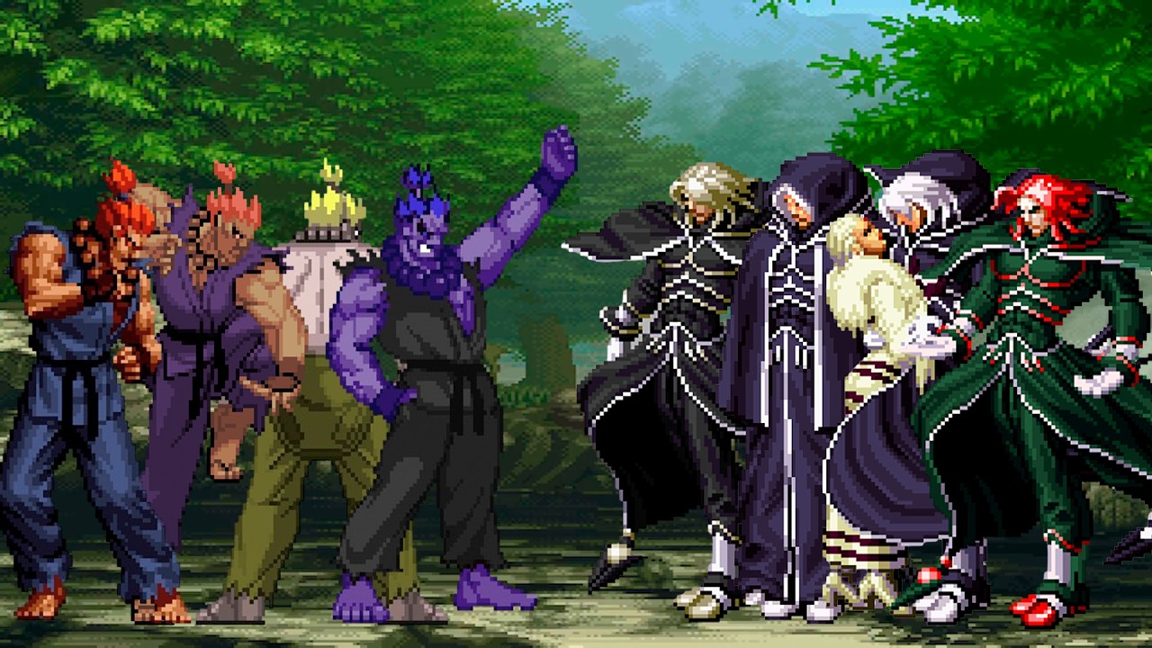 [KOF Mugen] Akuma Team vs Igniz Team
