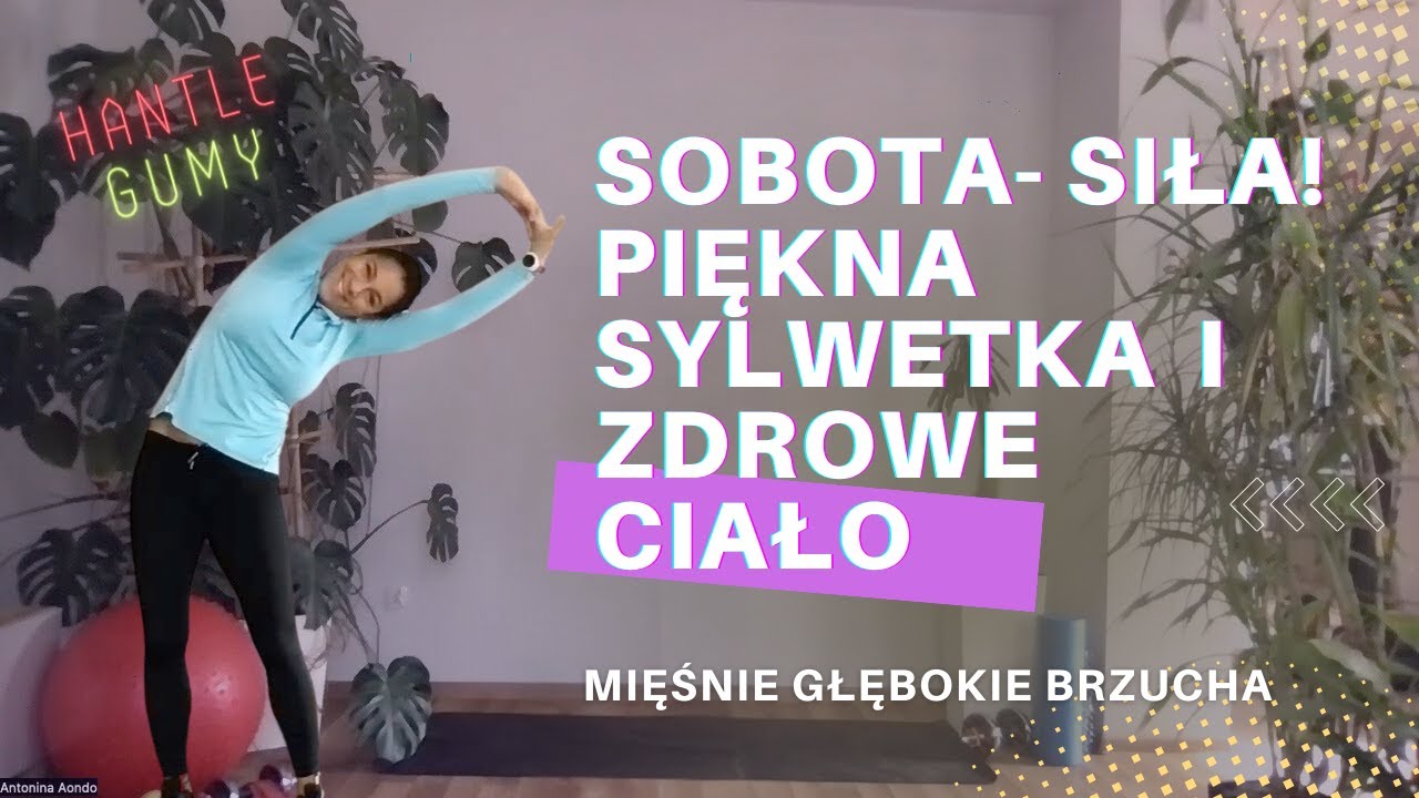 💫🏋️‍♂️ Sobota - Siła Ćwiczenia Wzmacniające i Ujędrniające! 👙 Nacisk na Mięśnie Głębokie Brzucha