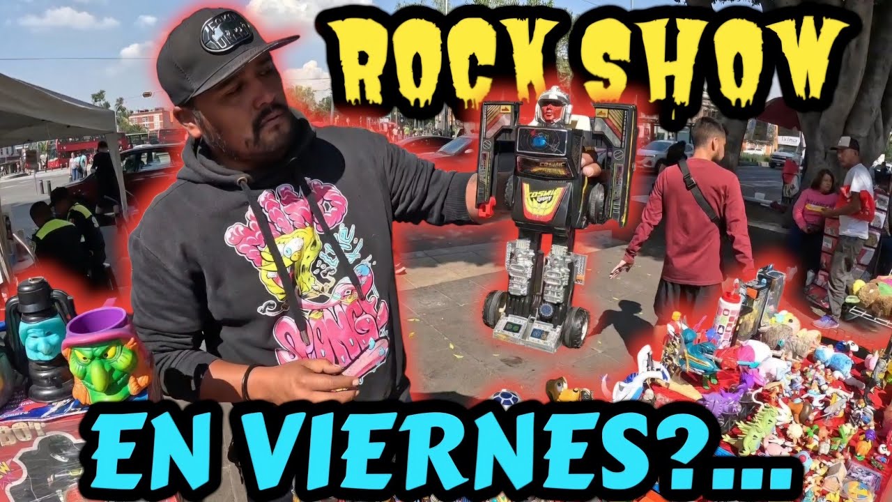VALE LA PENA VISITAR el tianguis del ROCK SHOW en día VIERNES #fleamarket #chachareando #cachureando