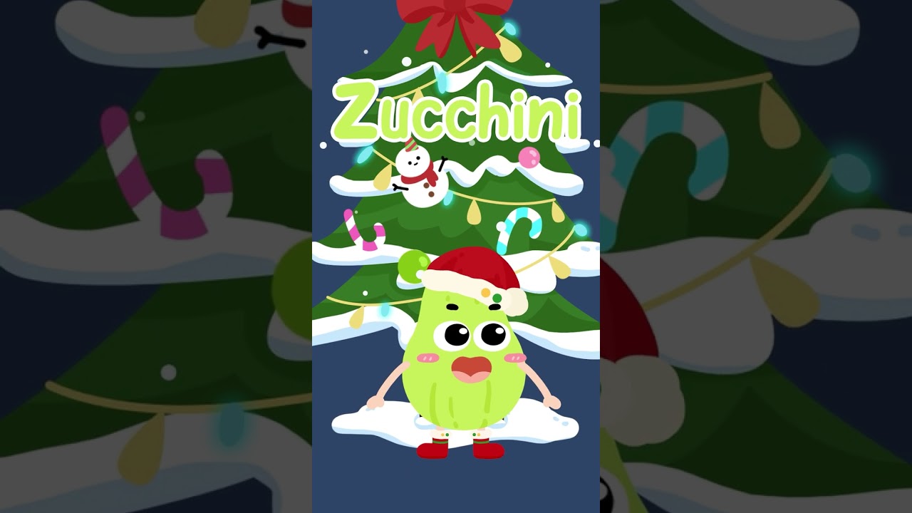 Z for Zucchini | Learn ABCs on Christmas 