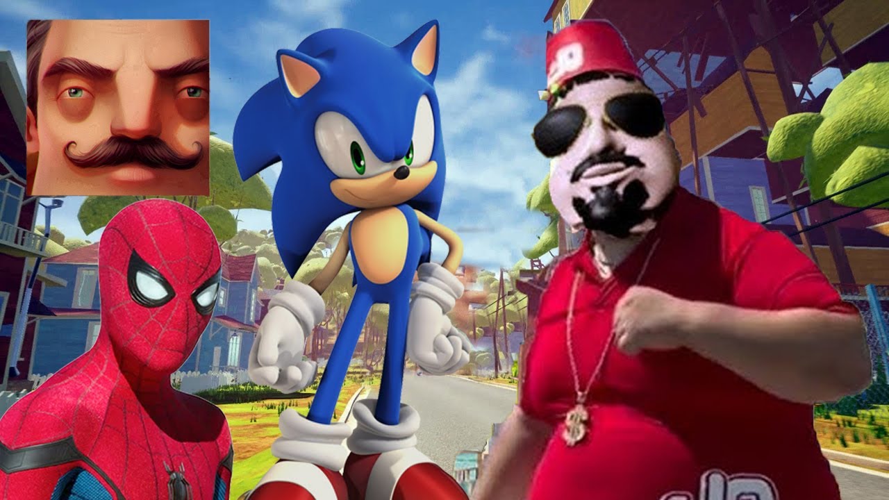 Hello Neighbor - New Neighbor Spider-Man Lego IronMan Skibidi Dop Boy Sonic History Part 1495 TP
