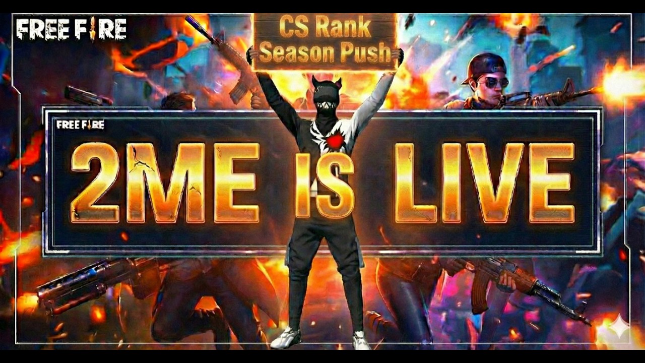 একসাথে BR র‍্যাঙ্ক পুশ করি চলো! 🎮 Free Fire Rank Live.