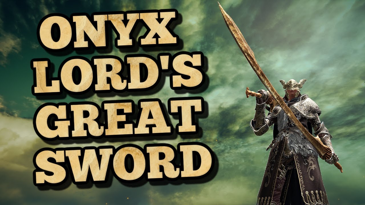 Elden Ring: Onyx Lord's Greatsword (Weapon Showcase Ep.89)