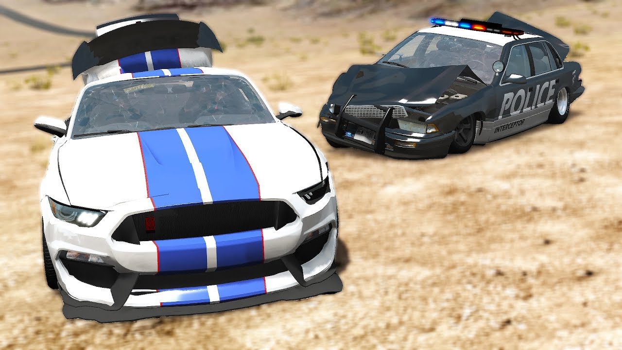 High Speed Police Chases #14 - BeamNG drive