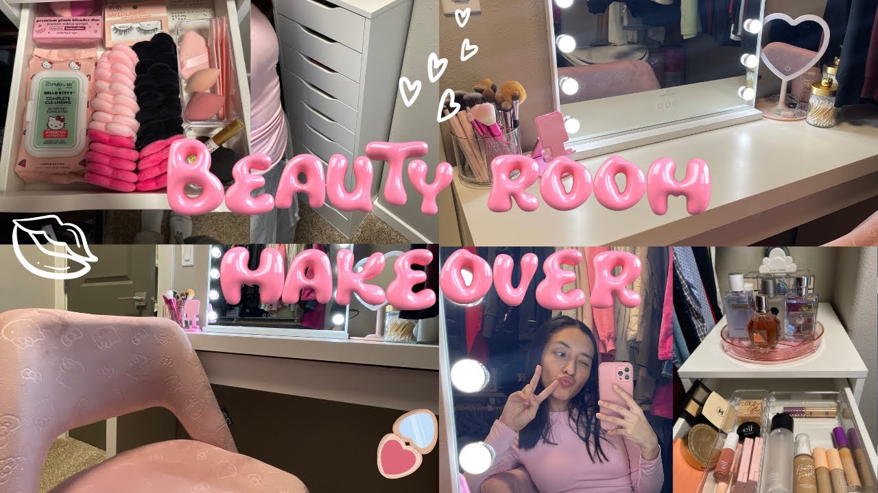 HUGE BEAUTY ROOM MAKEOVER!💋🎀