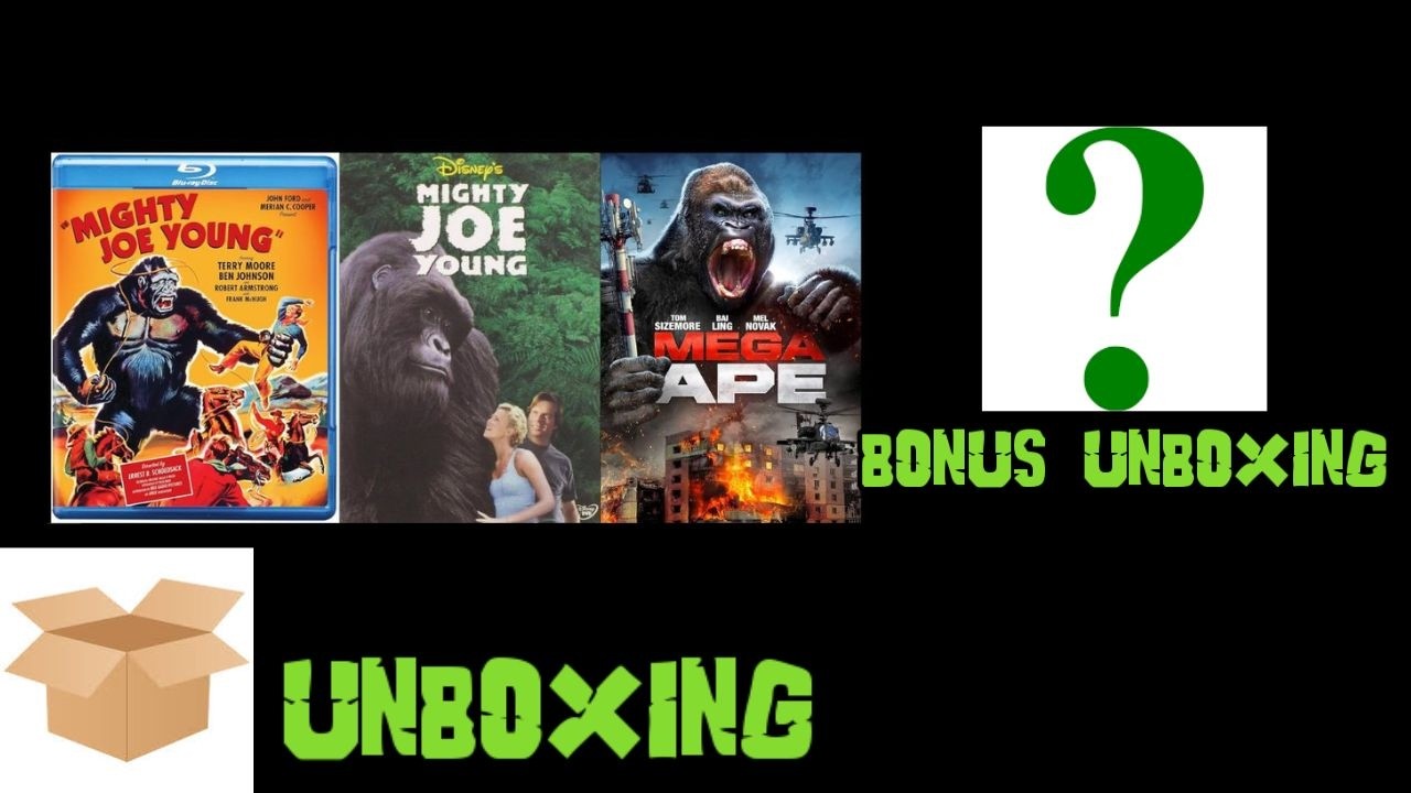 Triple Giant Ape Movies Unboxing + Bonus Unboxing