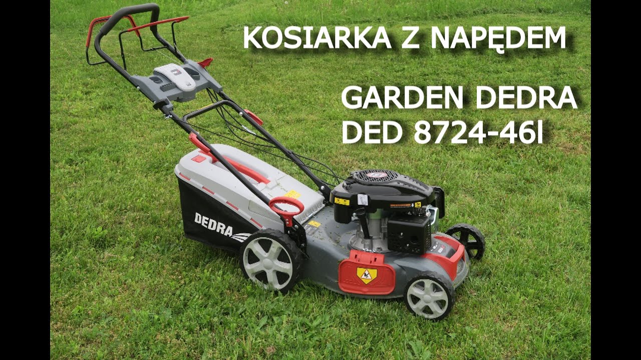 Газонокосилка для малых и средних площадей GARDEN DEDRA DED8724-46L с приводом Тест Обзор