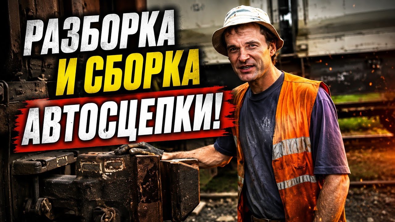 Автосцепка. Разборка и сборка. Coupler. Disassembly and Assembly.