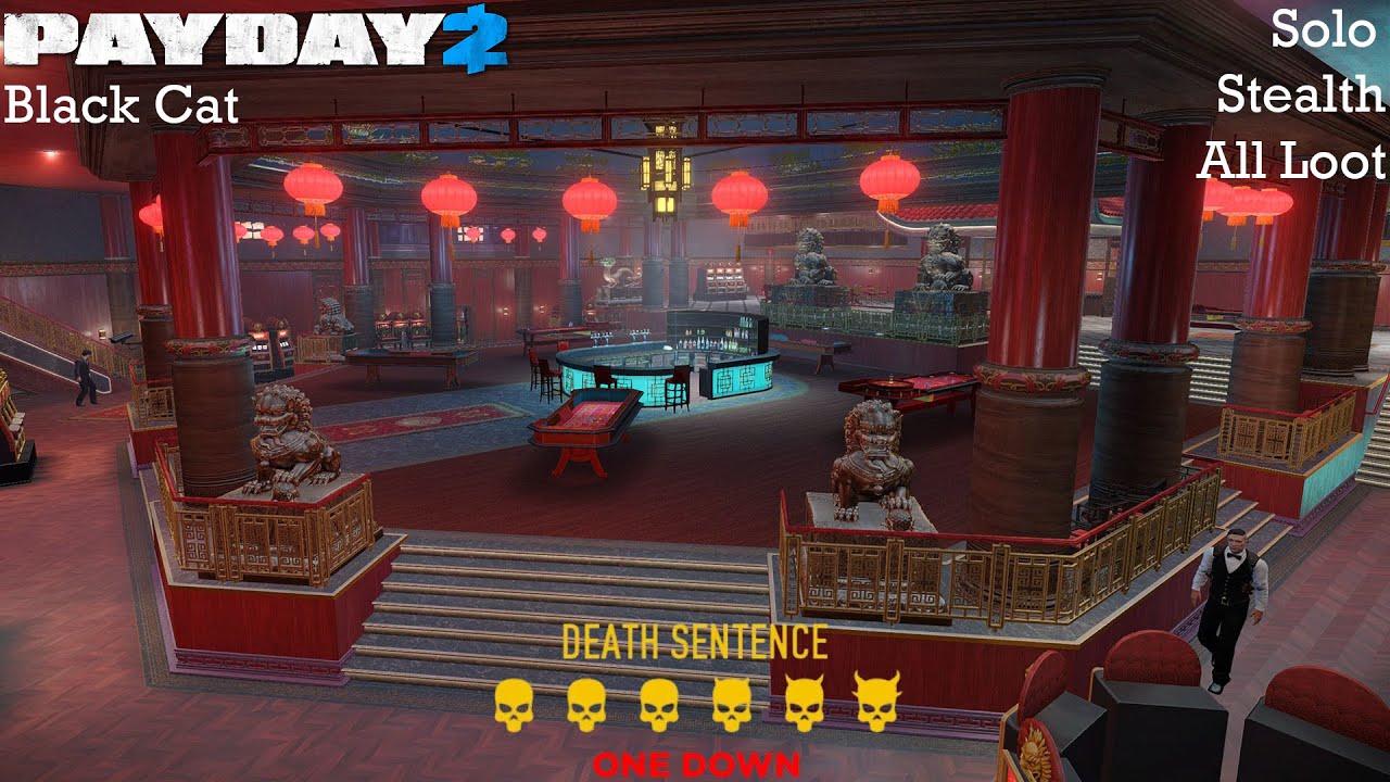 Payday 2 - Black Cat - DSOD - Solo - Stealth - All Loot