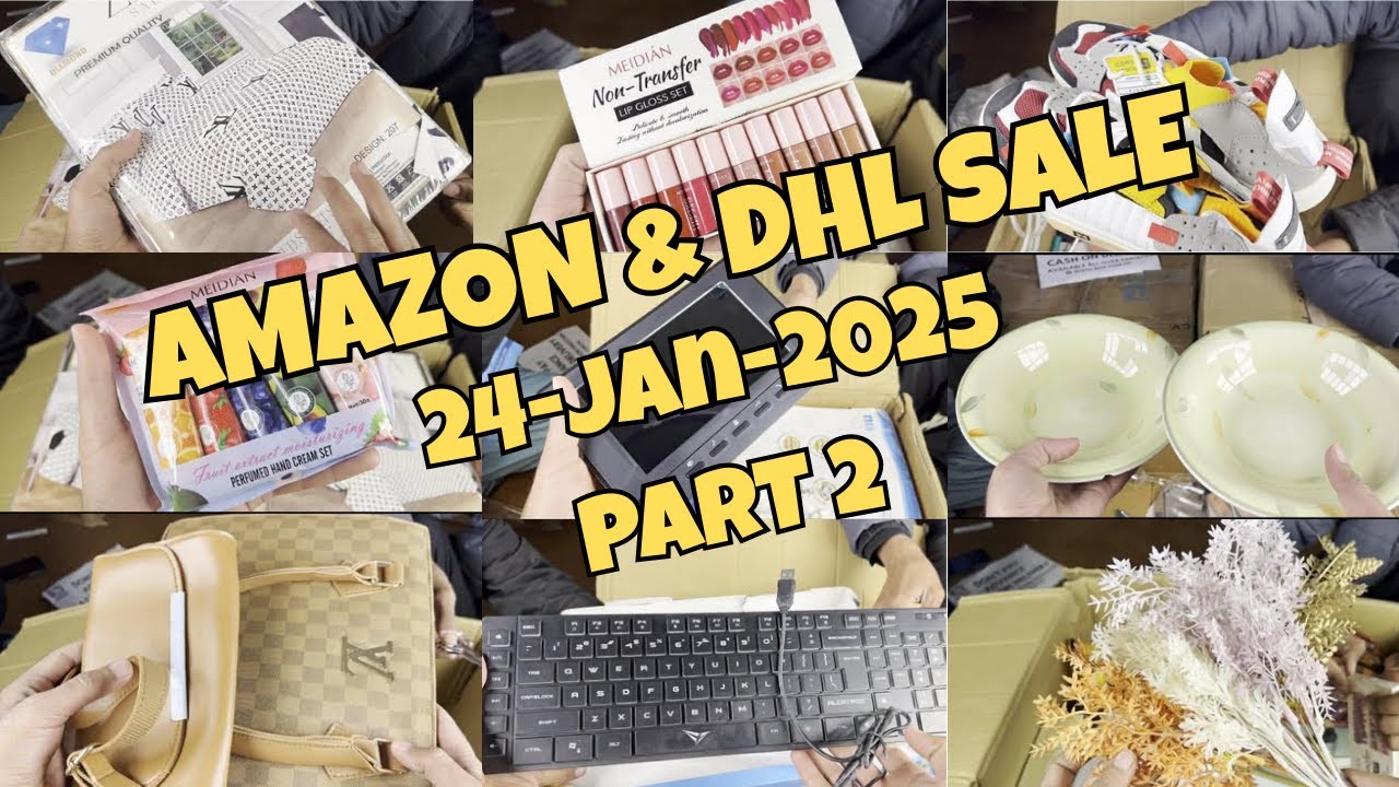 DHL AND AMAZON UNBOXING | BOE.COM.PK