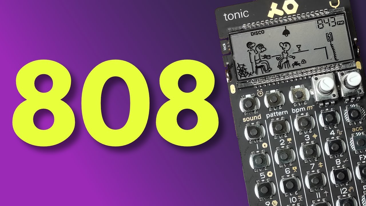 FREE PO 32 kit: TR-808 drum kit (data transfer included)