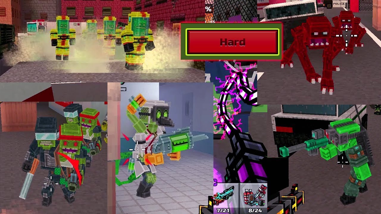 HARD Level in Raid - Pixel Gun 3D (16.2.1 New Update)