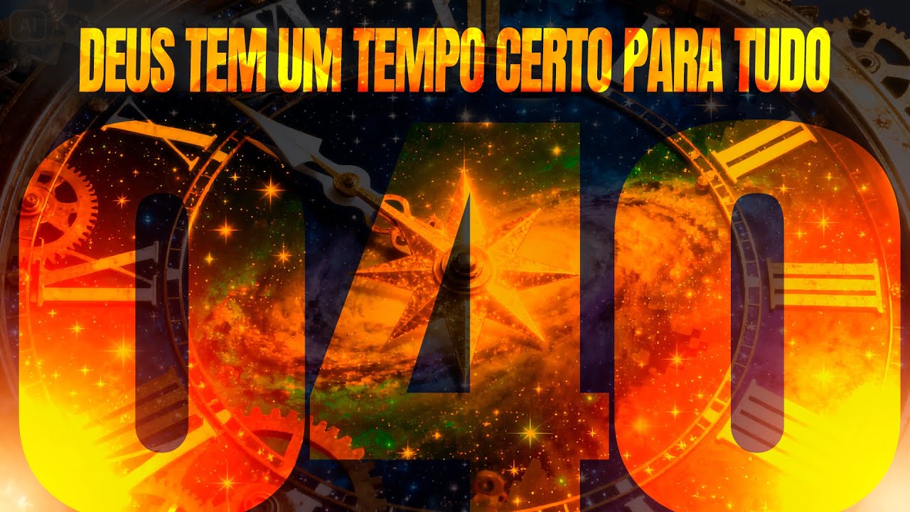DEUS TEM UM TEMPO CERTO PARA TUDO - A LUZ NASCE EM MEIO AS TREVAS