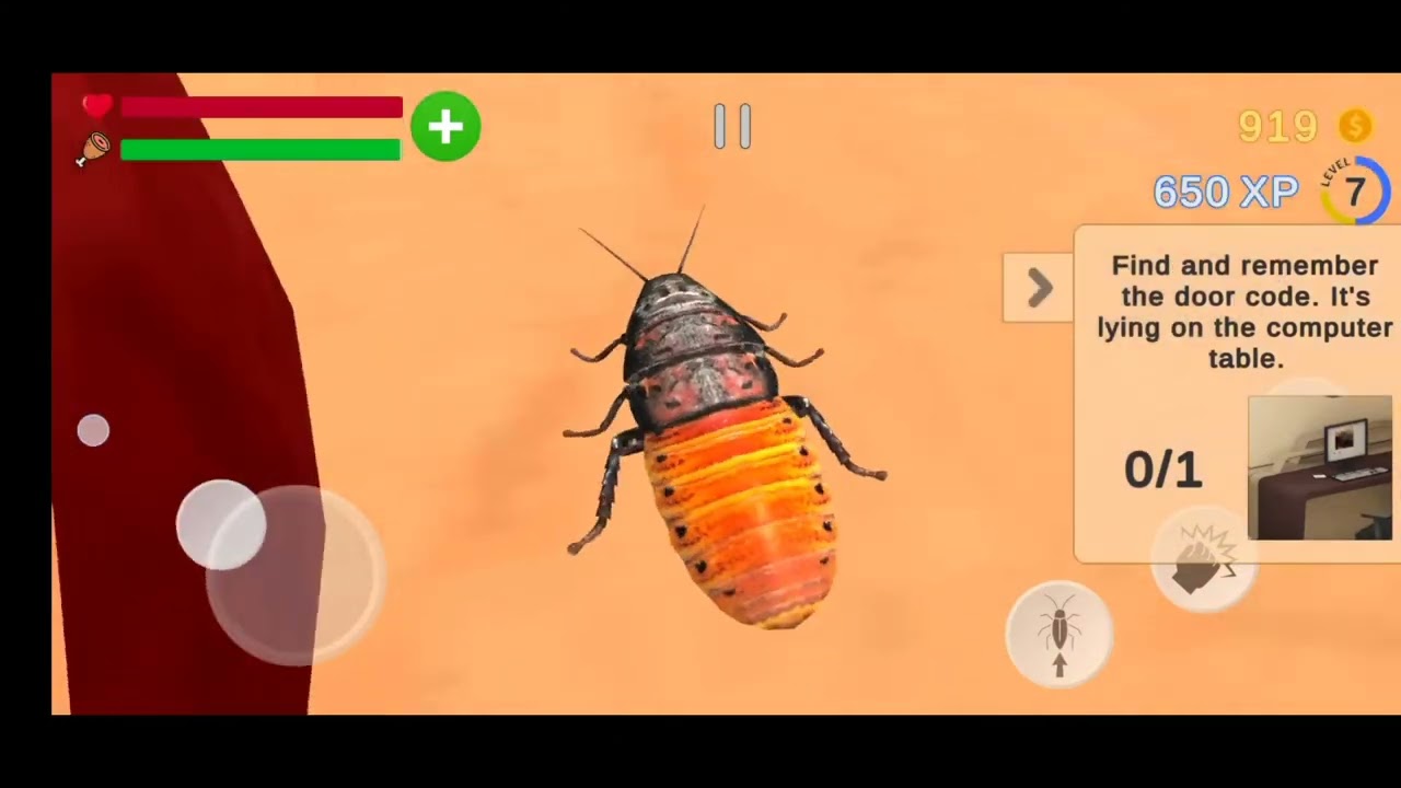 |COCKROACH 🪳 SIMULATOR GAME GAMEPLAY|