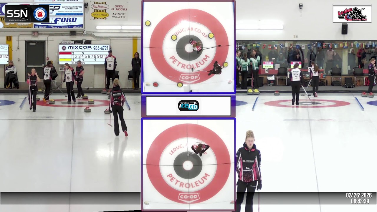 FEATURE: Marisa Lilienskold vs. Sierra Androschuk - Draw 2 - Curling Alberta U20 Junior Provincials