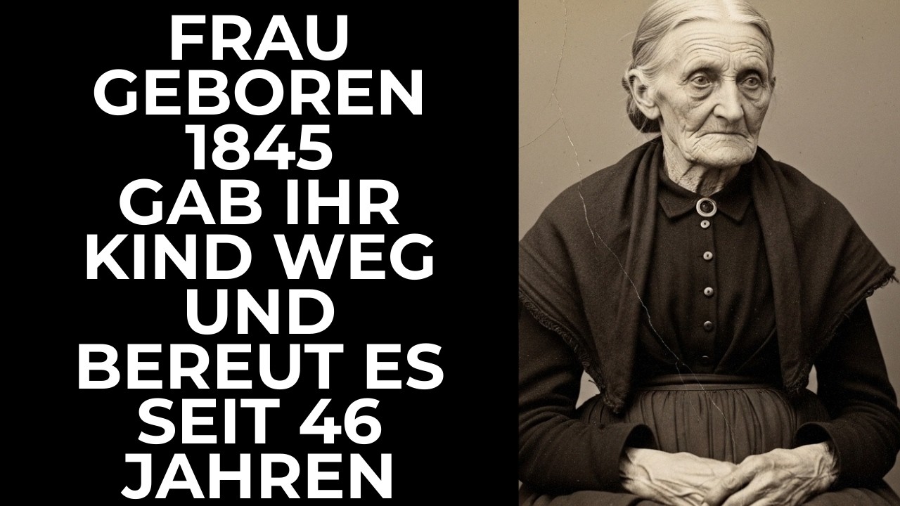 Frau geboren 1845 spricht über den Tag an dem sie ihr Kind weggeben musste - Verbessertes Audio